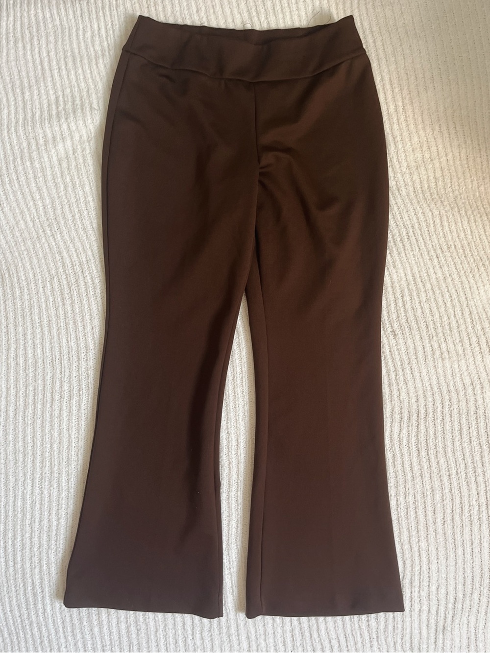 New York & Company Chocolate Brown Bootcut Ponte Pants